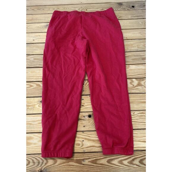 Disney Mickey Mouse Jogger Sweatpants Size Large Women’s Red - Picture 2 of 8